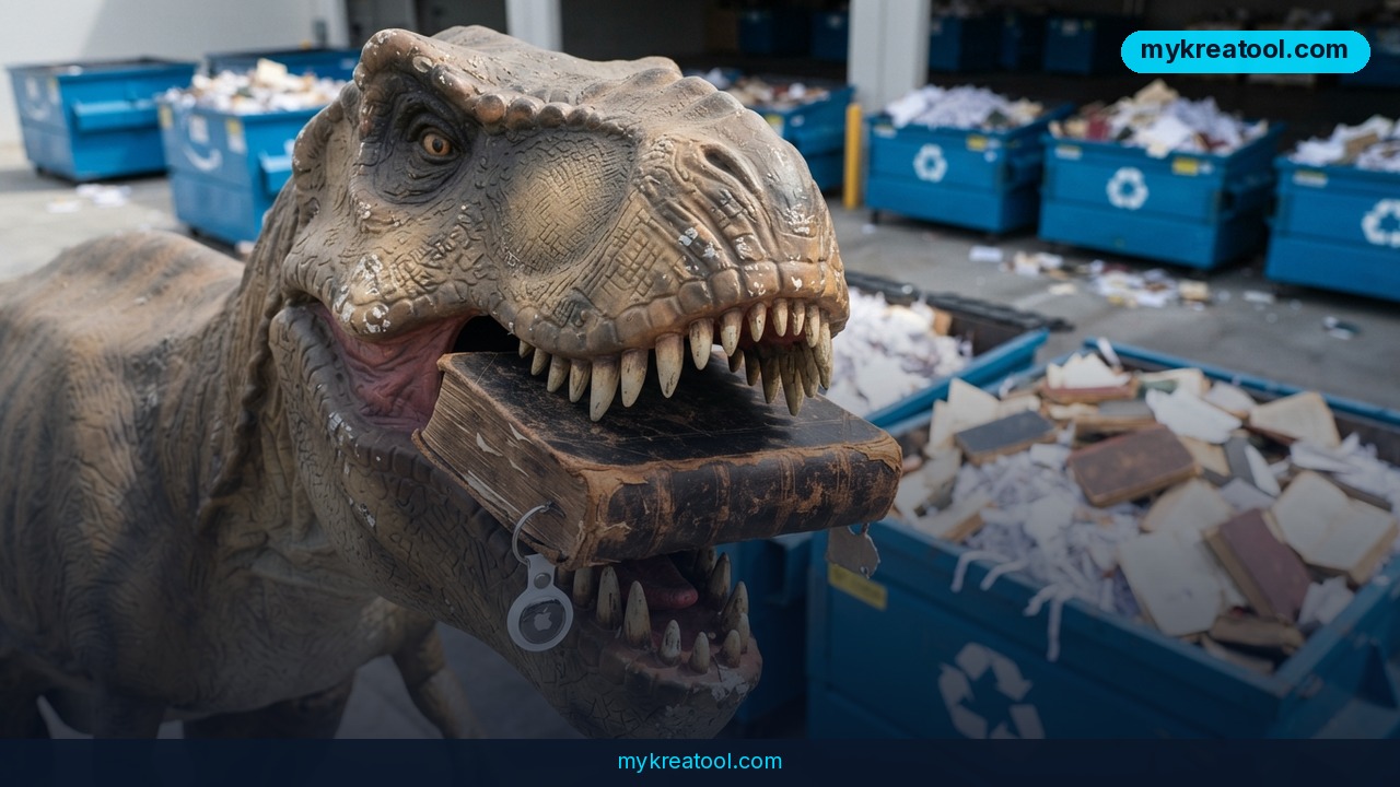 AirTag Reveals Amazon Shredding Rare Books for AI