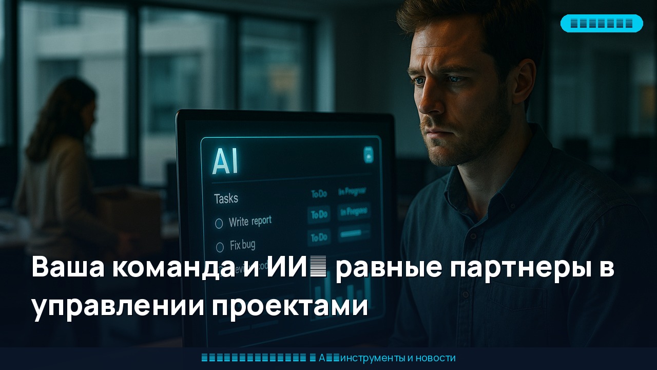 Ваша команда и ИИ: равные партнеры в управлении проектами