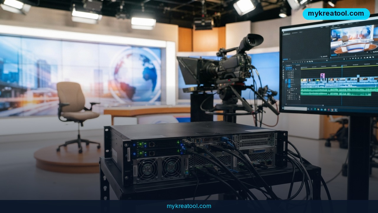 V-GEN: AI TV News Segments in 10 Minutes on Gemini